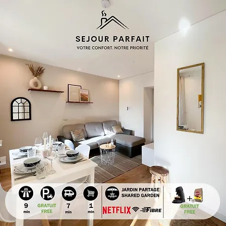 Appart'Hotel Le Tilleul - NETFLIX, JARDIN ET FIBRE OPTIQUE Belfort Extérieur photo